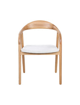 Helix Naturel Wit Eik in Gebroken Wit Stofbekleding